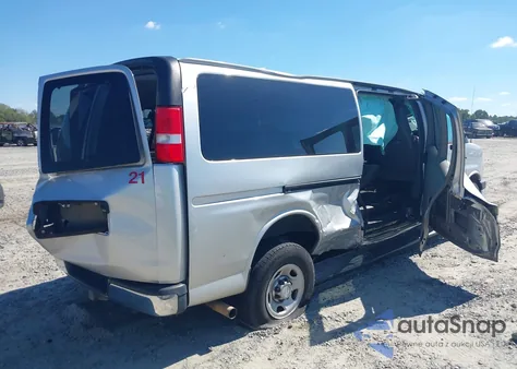 2020 Chevrolet Express Passenger Rwd 3500 Extended Wheelbase Lt z USA, uszkodzony, nr VIN 1GAZGPFG0L1118010